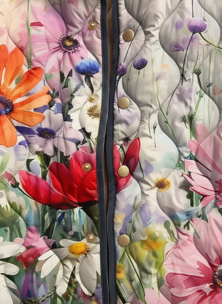 Women's Relaxed Wildflower Meadow Quilted Jacket