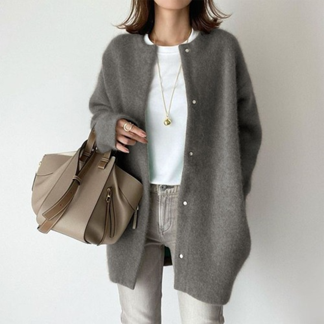 Amanda | Women's Longline Refined Layering Cardigan