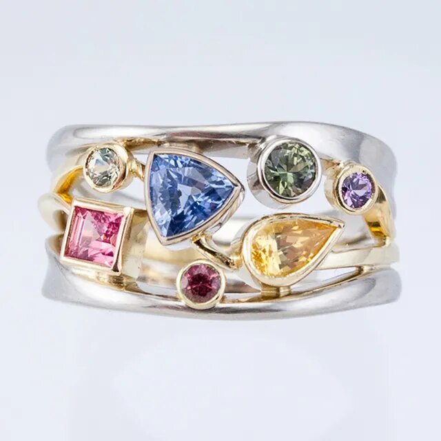 Vintage Ring with Bunter Zircon