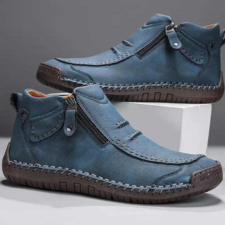 Adrian | Men's Cushioned Zip Comfortable Shoes