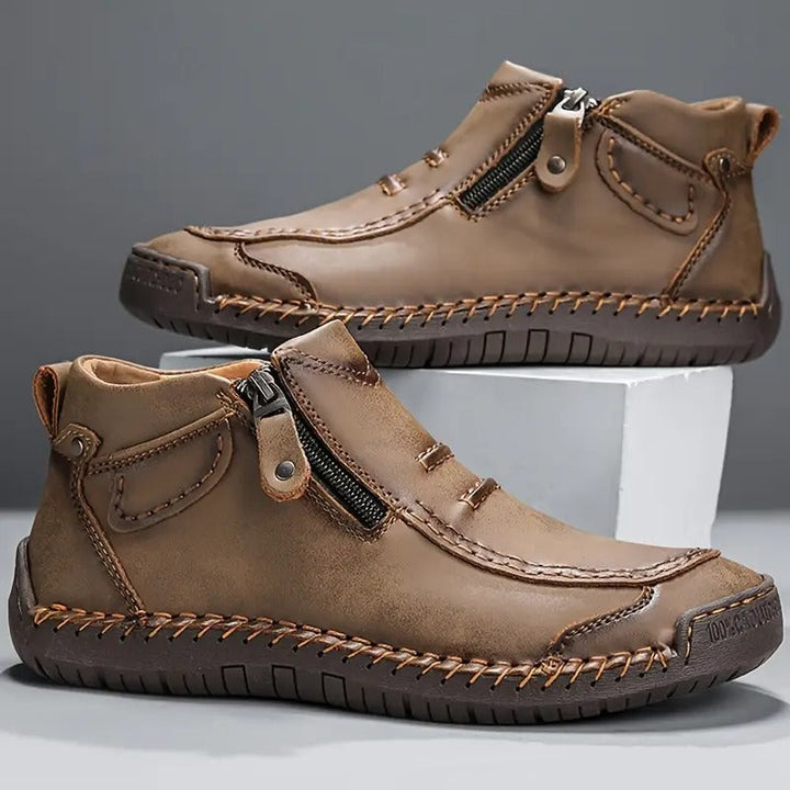 Klaus | Men's Cushioned Lace-Up Ergonomic Orthopedic Shoes