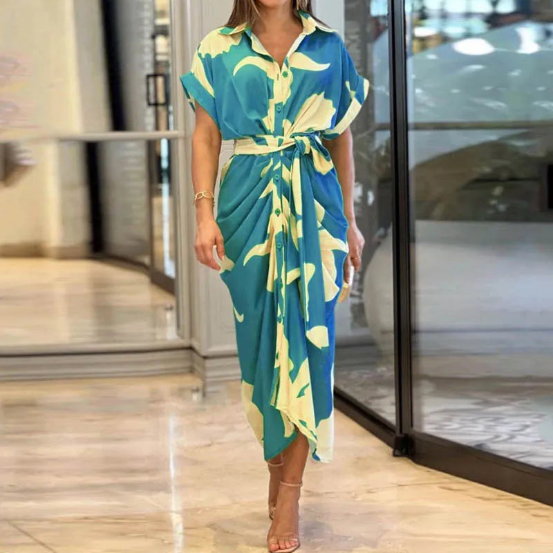 Amalia | Women's Luxe Wrap Maxi Dress (Almost Sold Out)