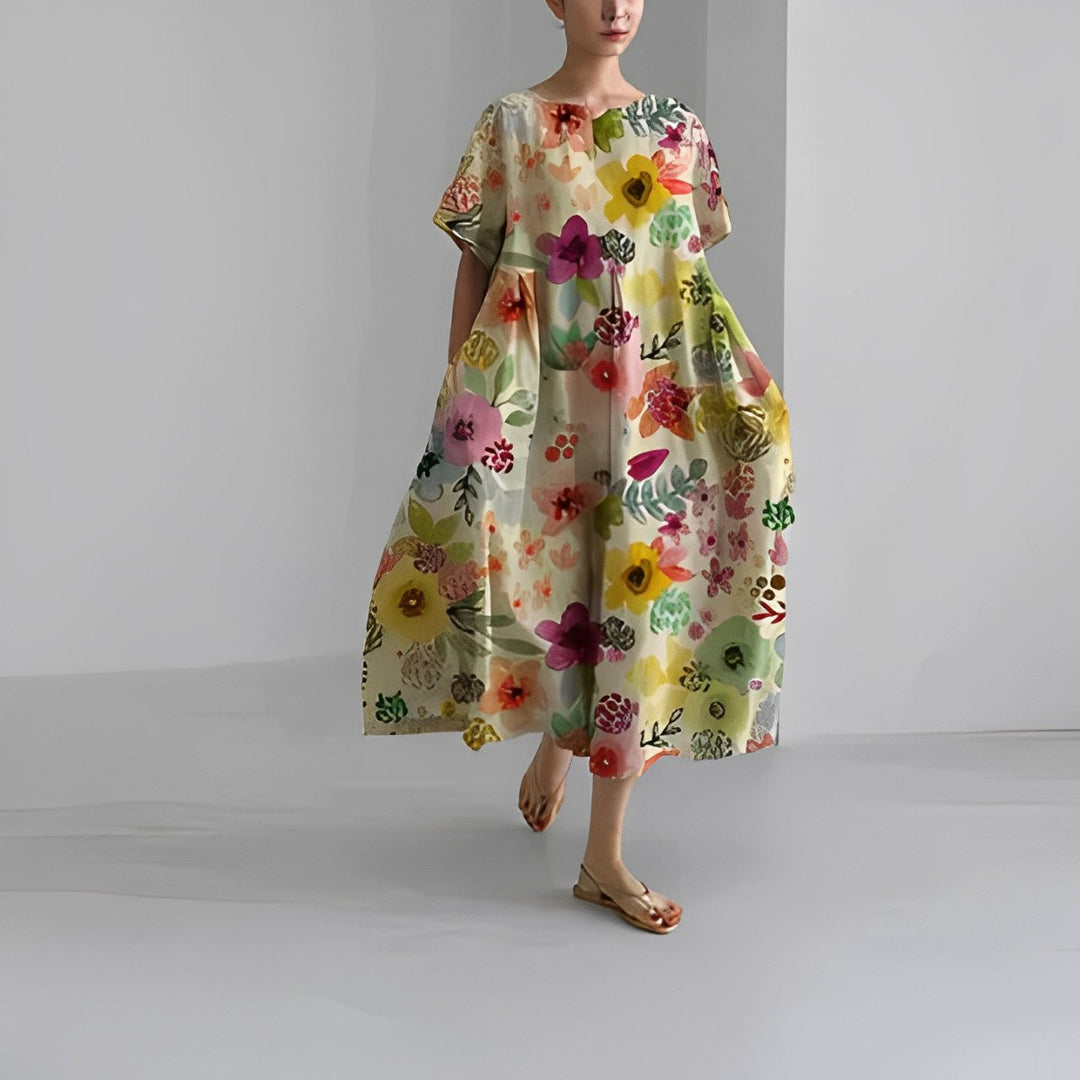Amalia | Women's Beautiful Floral Maxi Dress