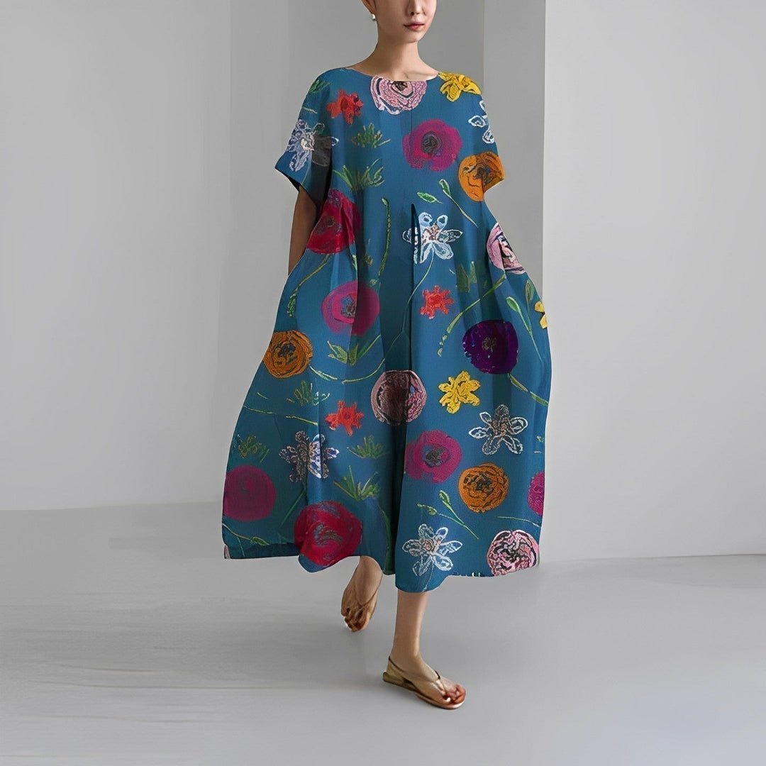 Amalia | Women's Beautiful Floral Maxi Dress