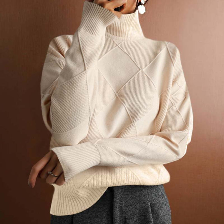Charlotte | Women's Relaxed Stylish High-Neck Jumper