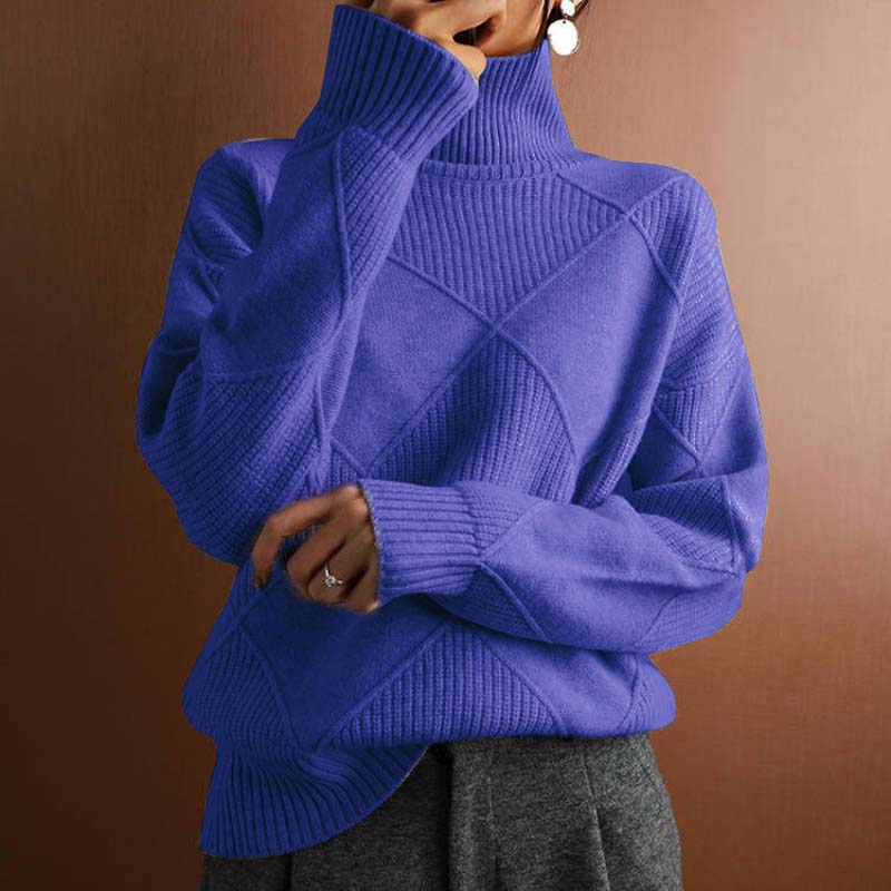 Charlotte | Women's Relaxed Stylish High-Neck Jumper