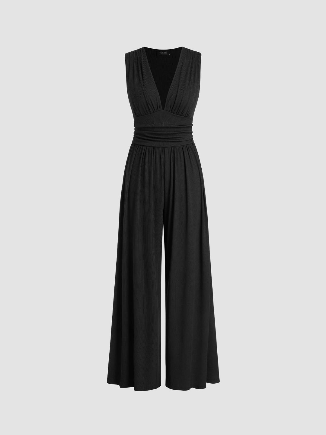 Charity | Women's Chic Sleeveless Wide-Leg Jumpsuit
