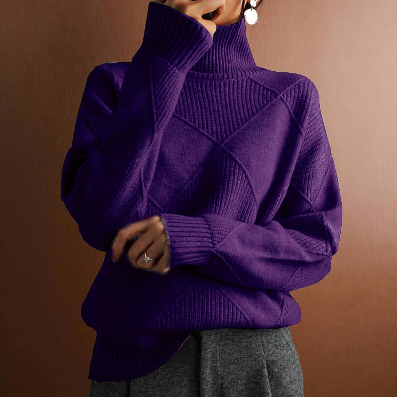 Charlotte | Women's Relaxed Stylish High-Neck Jumper