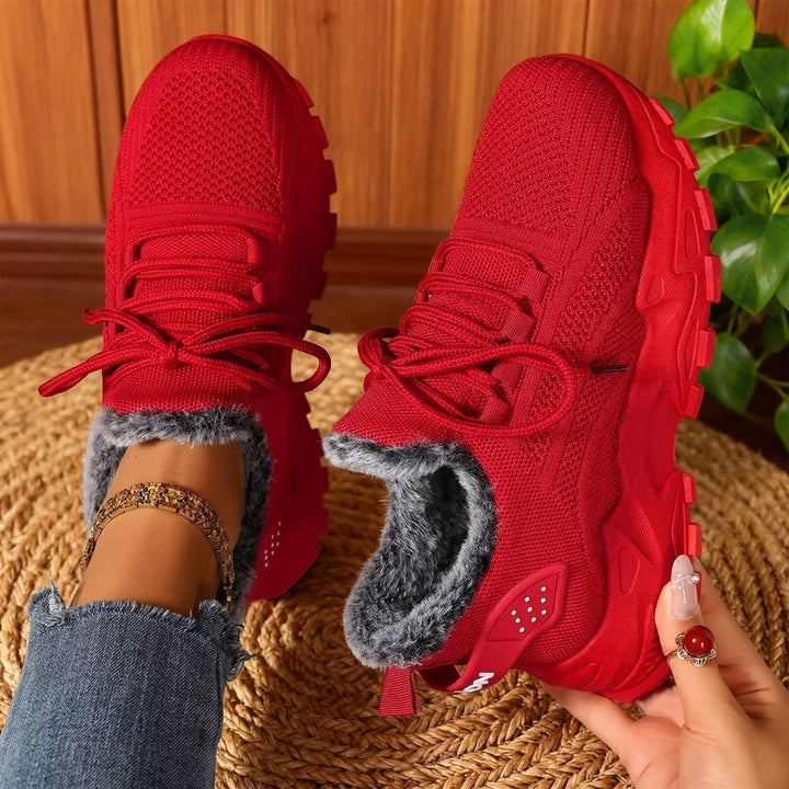 Alina | Women's Cushioned Lace-Up Casual Lightweight Trainers