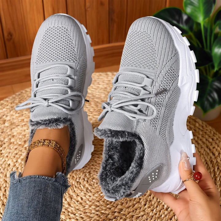 Alina | Women's Cushioned Lace-Up Casual Lightweight Trainers