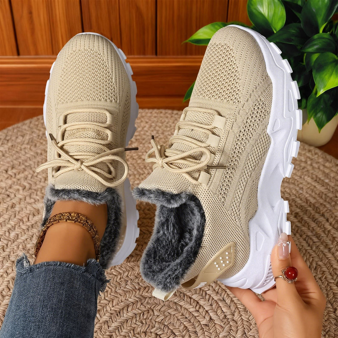 Alina | Women's Cushioned Lace-Up Casual Lightweight Trainers