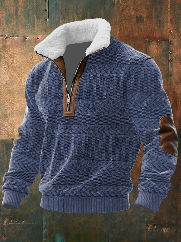 Mikael | Quality Zip Up with Shearling Lined Collar