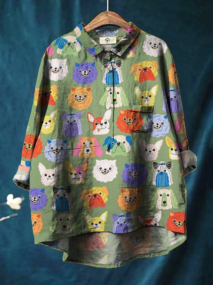 Cali | Longline Dog Art Shirt