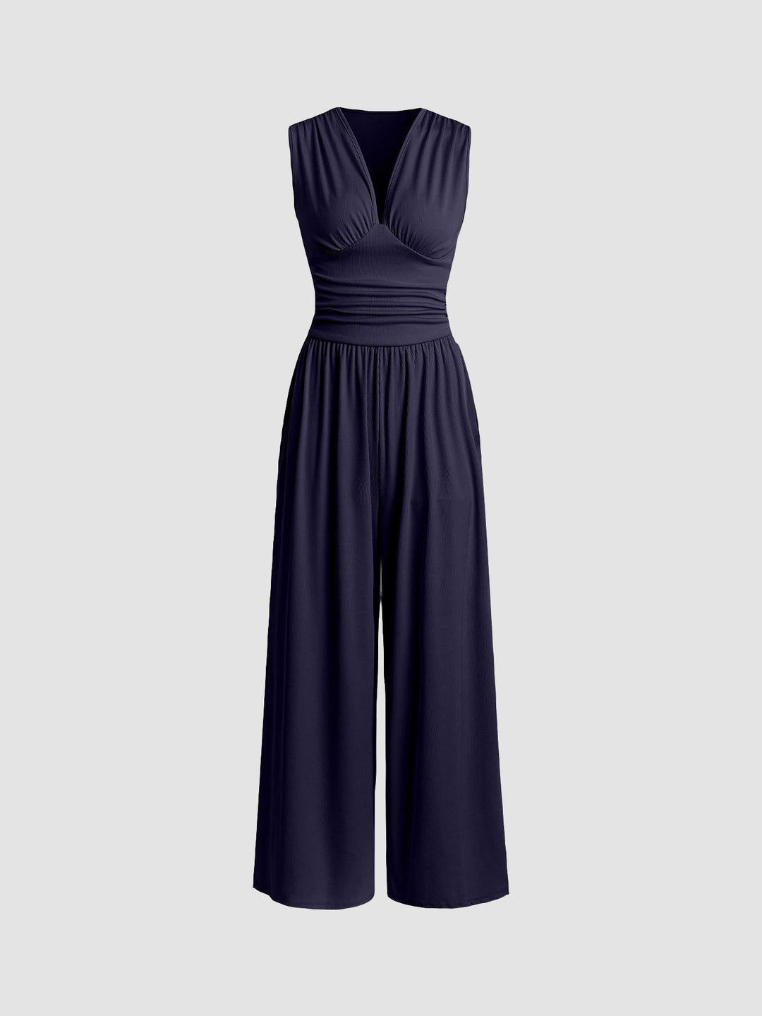 Charity | Women's Chic Sleeveless Wide-Leg Jumpsuit