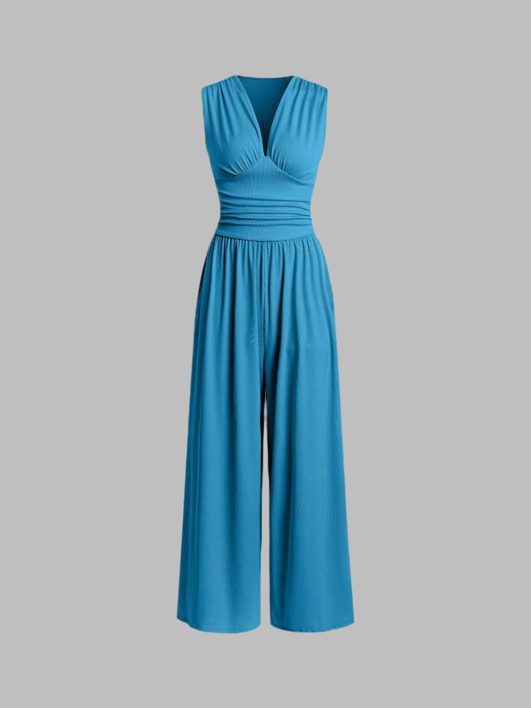 Charity | Women's Chic Sleeveless Wide-Leg Jumpsuit
