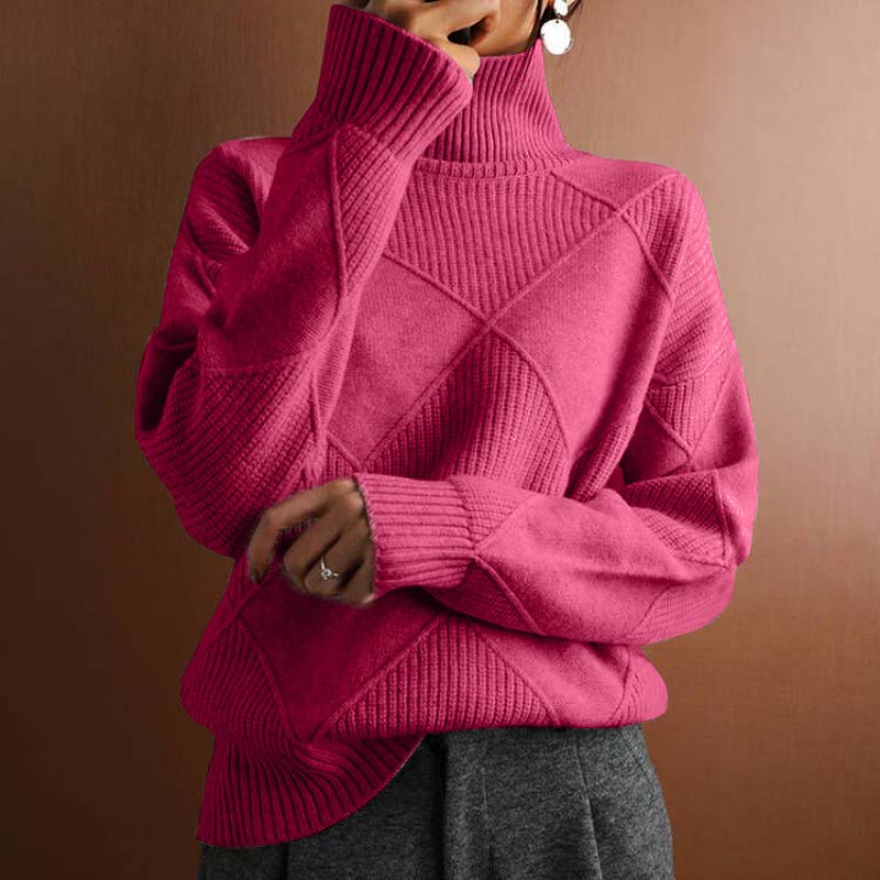 Charlotte | Women's Relaxed Stylish High-Neck Jumper