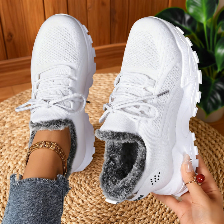 Alina | Women's Cushioned Lace-Up Casual Lightweight Trainers