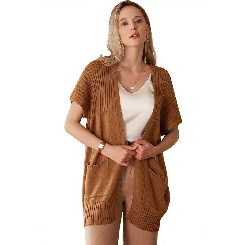 Cameron | Women's Longline Lightweight Open-Front Cardigan