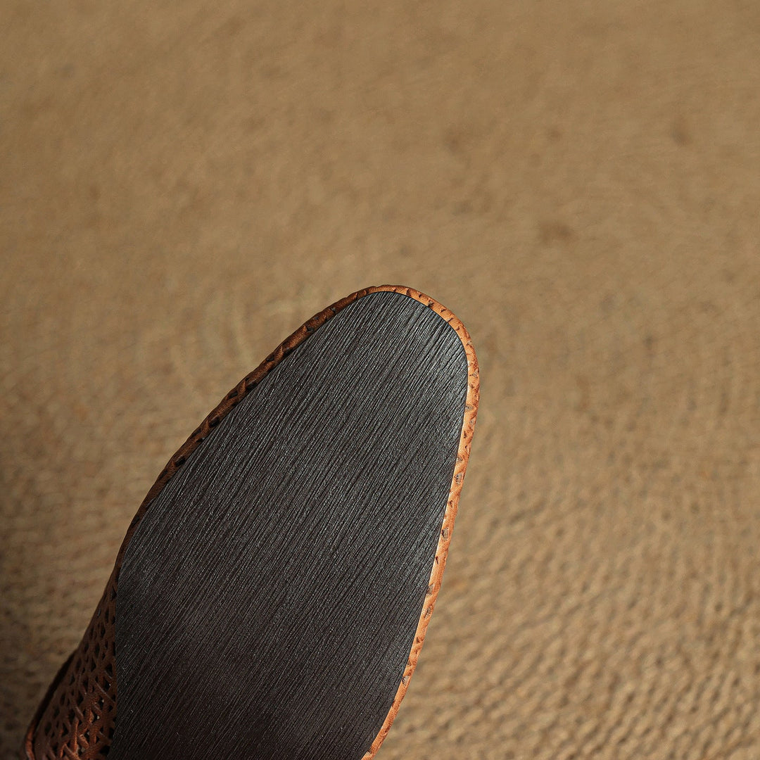 Arlen | Genuine Leather Mary Jane Mules