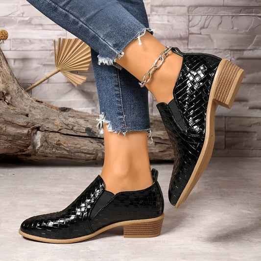 Alexa | Women's Cushioned Lace-Up Comfort Oxford Shoes
