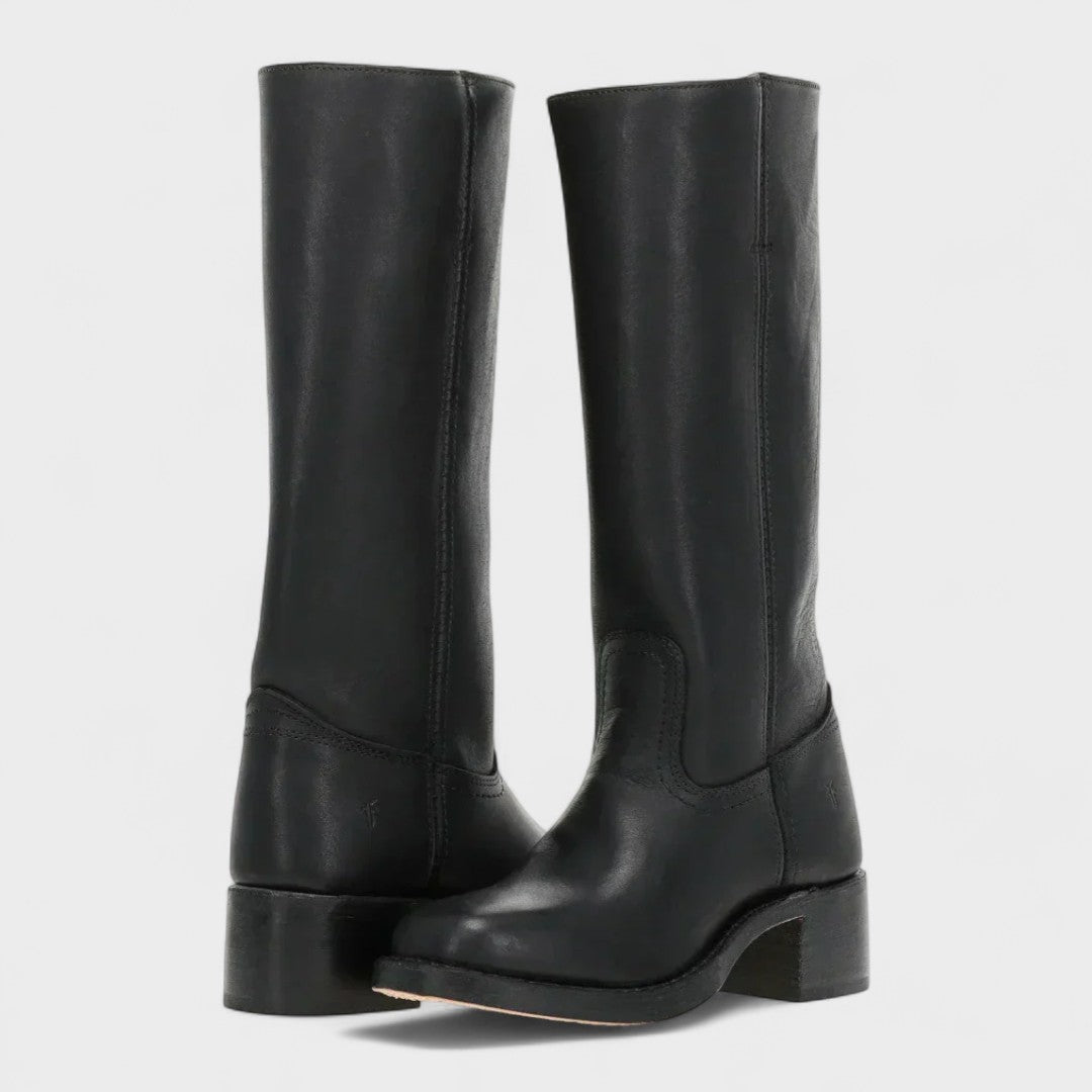 Aria | Women's Cushioned Slip-On Classic Cowboy Boots