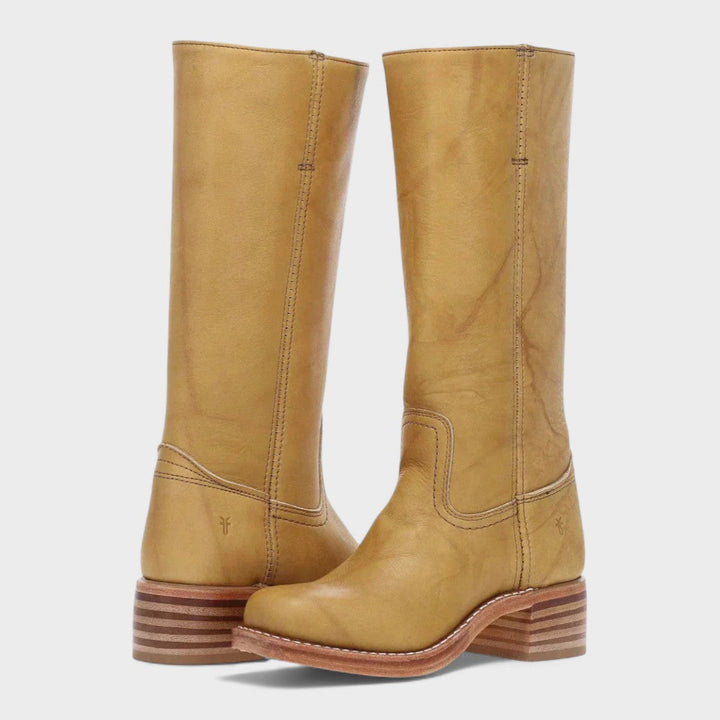 Aria | Women's Cushioned Slip-On Classic Cowboy Boots