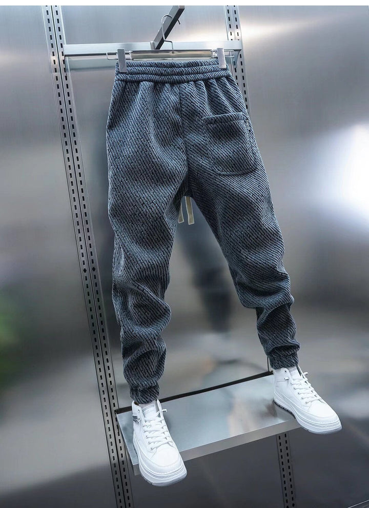 Brinley | Men's Relaxed Fit Drawstring Trousers