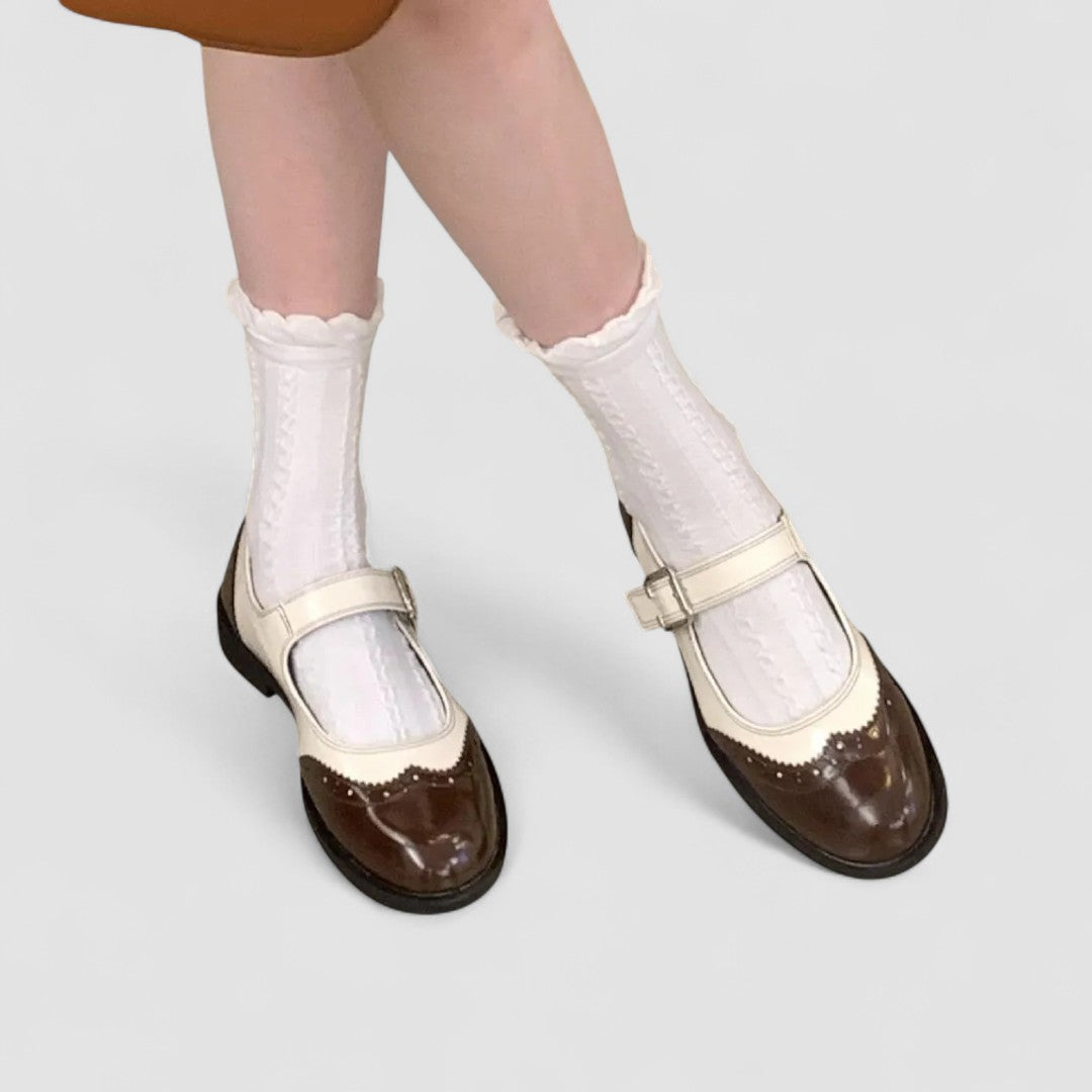 Auryzhel | Women's Cushioned Buckle Orthopedic Mary Jane Shoes