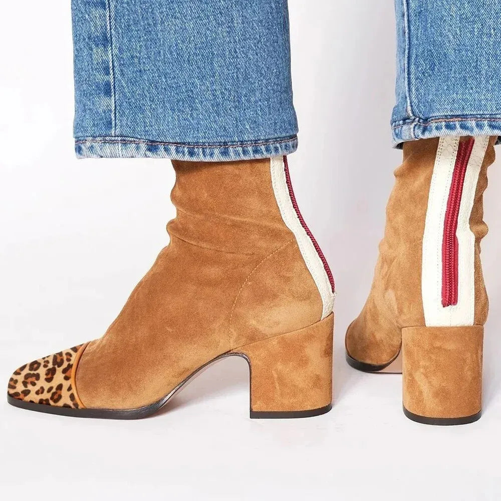 Ari | Women's Cushioned Square-Toe Elegant Boots