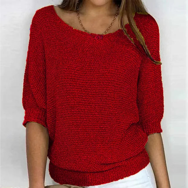 Eunice | Women's Relaxed Top with Round Neck