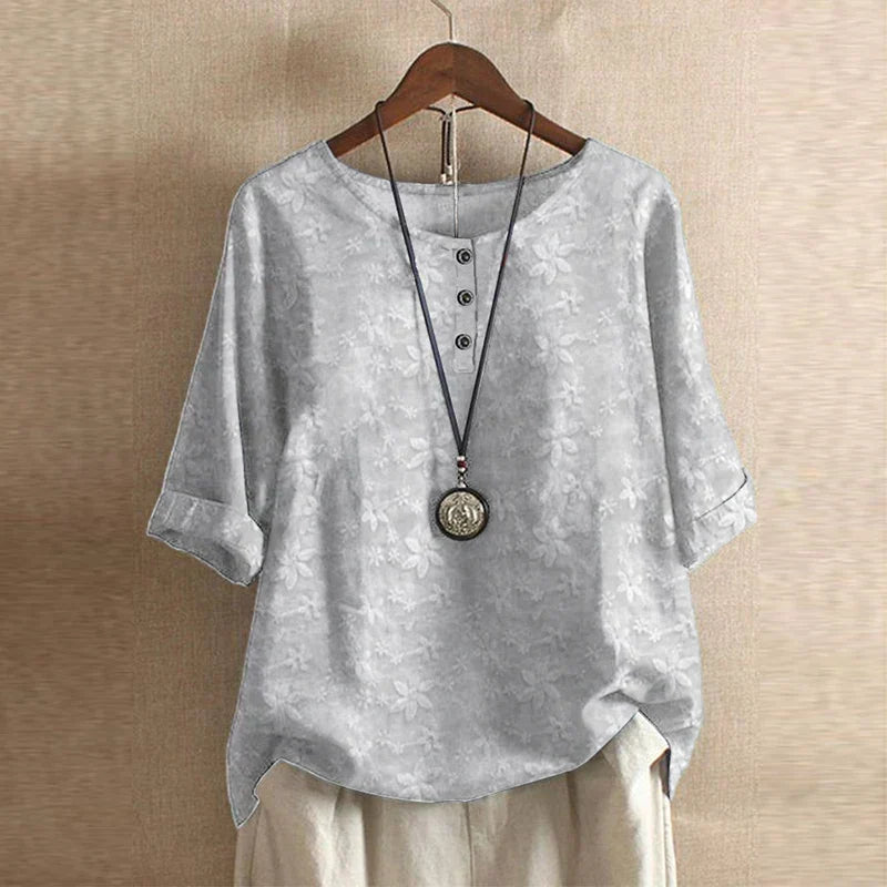 Anya | Women's Relaxed Retro-Inspired Blouse