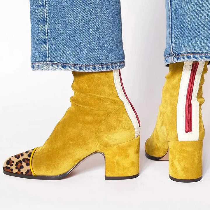 Ari | Women's Cushioned Square-Toe Elegant Boots