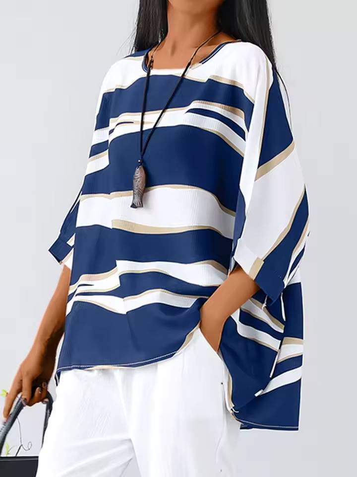 Aria | Women's Stylish O Neck Blouse with Round Neck