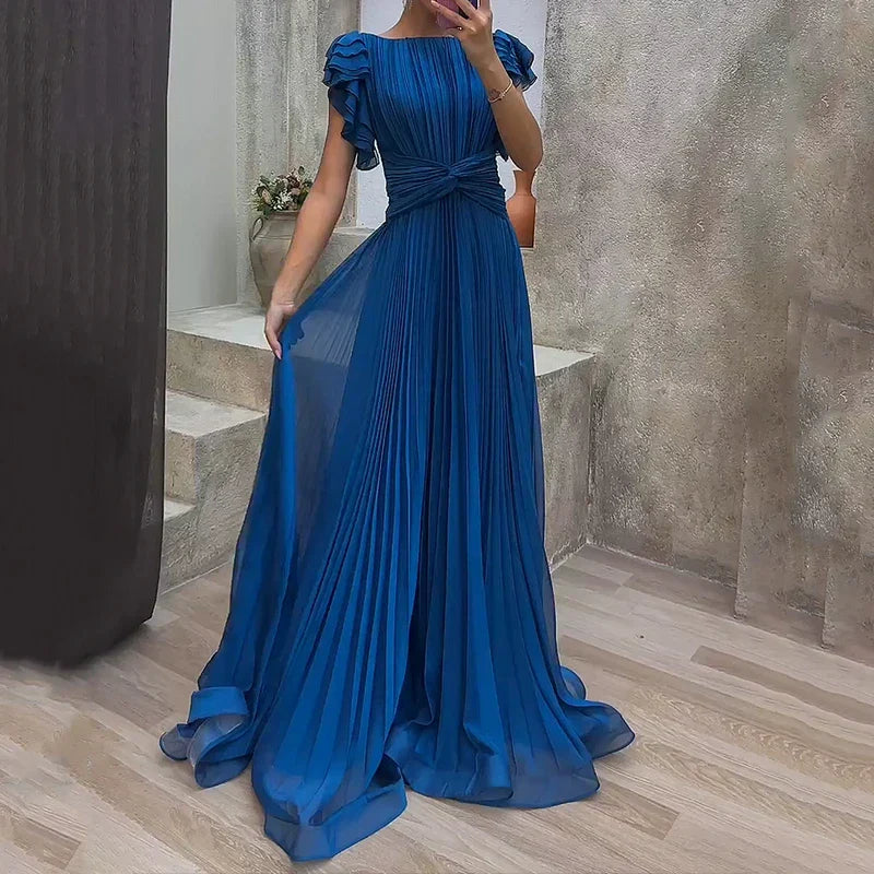 Abigail | Women's Elegant Pleated Evening Gown