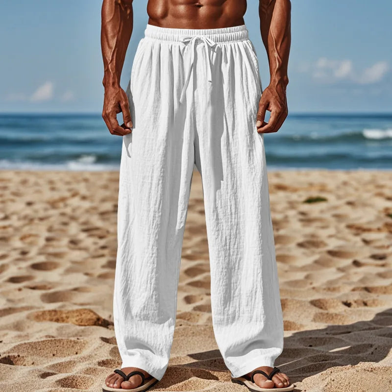 Zairre | Women's Relaxed Beach Trousers with Drawstring