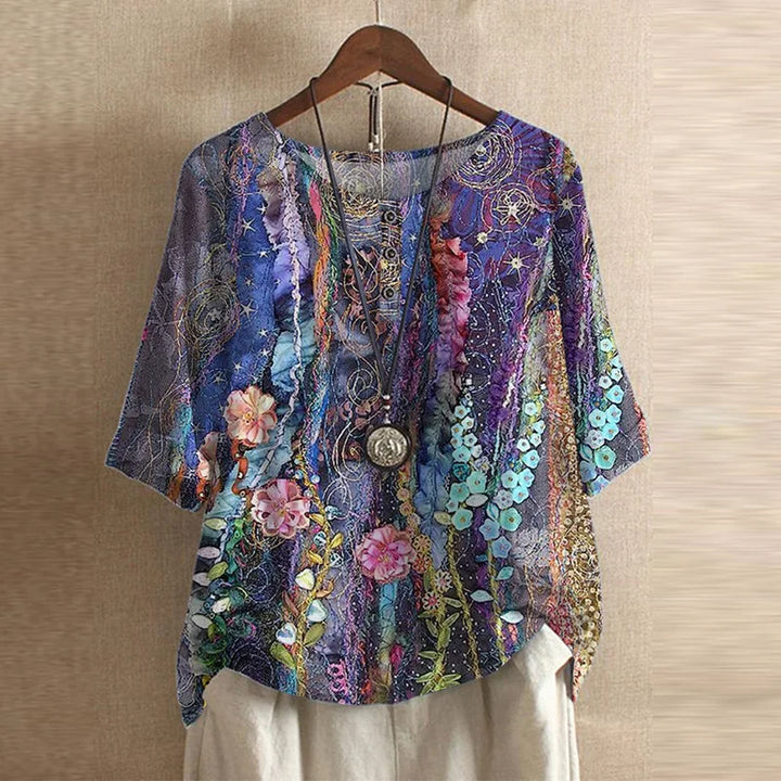 Anya | Women's Relaxed Retro-Inspired Blouse