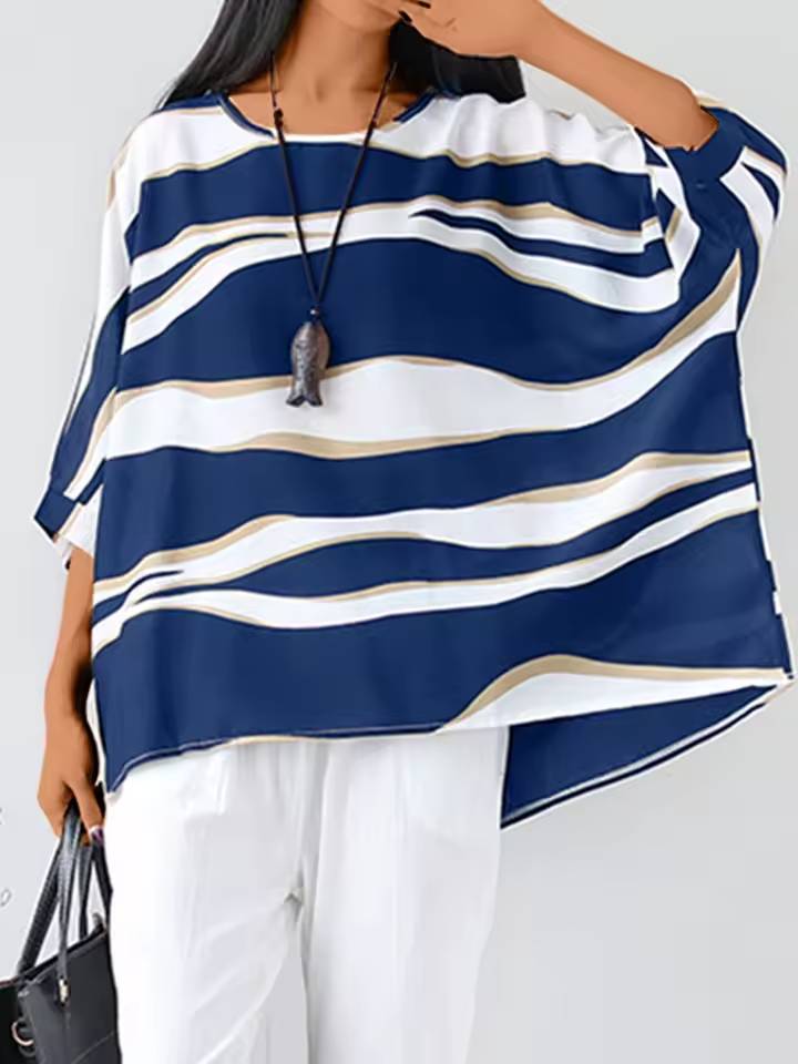Aria | Women's Stylish O Neck Blouse with Round Neck