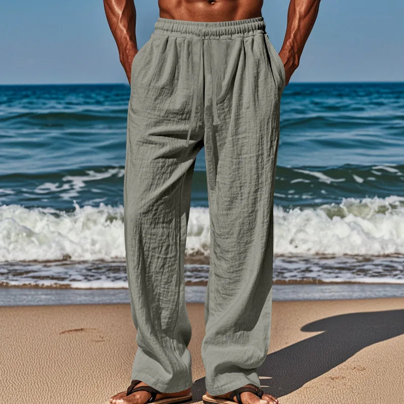 Zairre | Women's Relaxed Beach Trousers with Drawstring