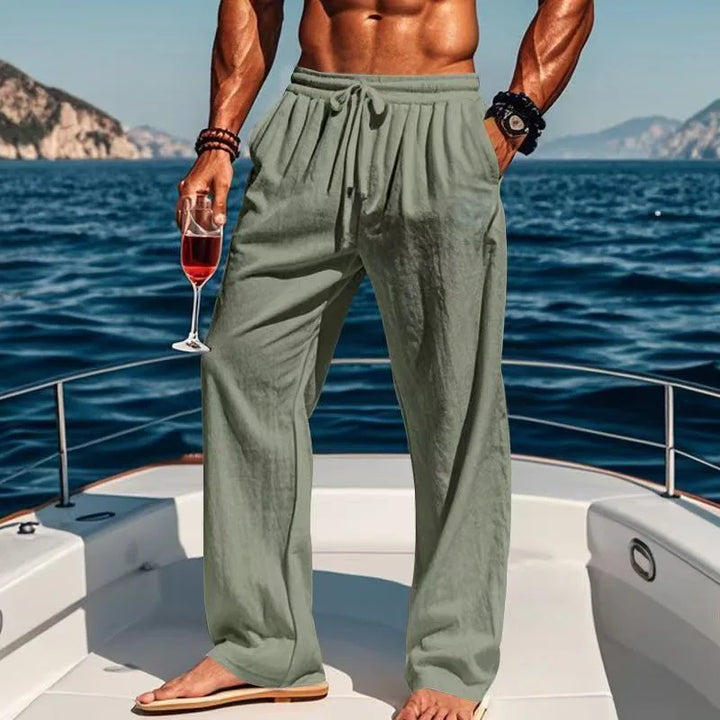 Elyas | Relaxed Trousers with Drawstring
