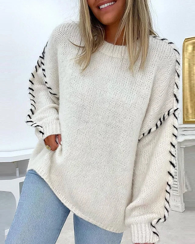 Amara | Women's Longline Relaxed Casual Warm Jumper