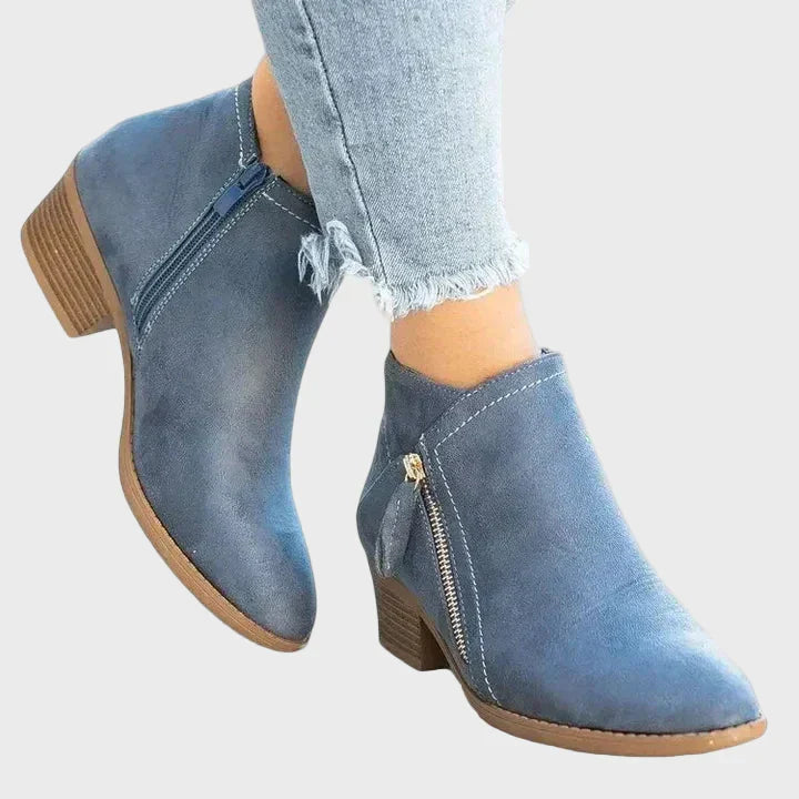 Maya | Women's Cushioned Zip Orthopedic Boots