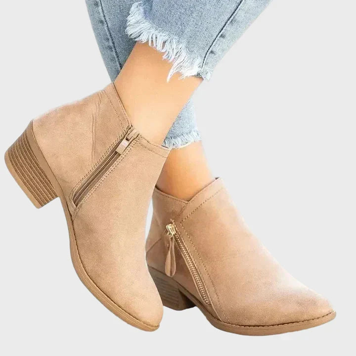 Maya | Women's Cushioned Zip Orthopedic Boots