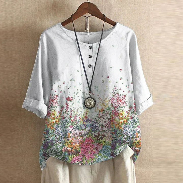 Anya | Women's Relaxed Retro-Inspired Blouse