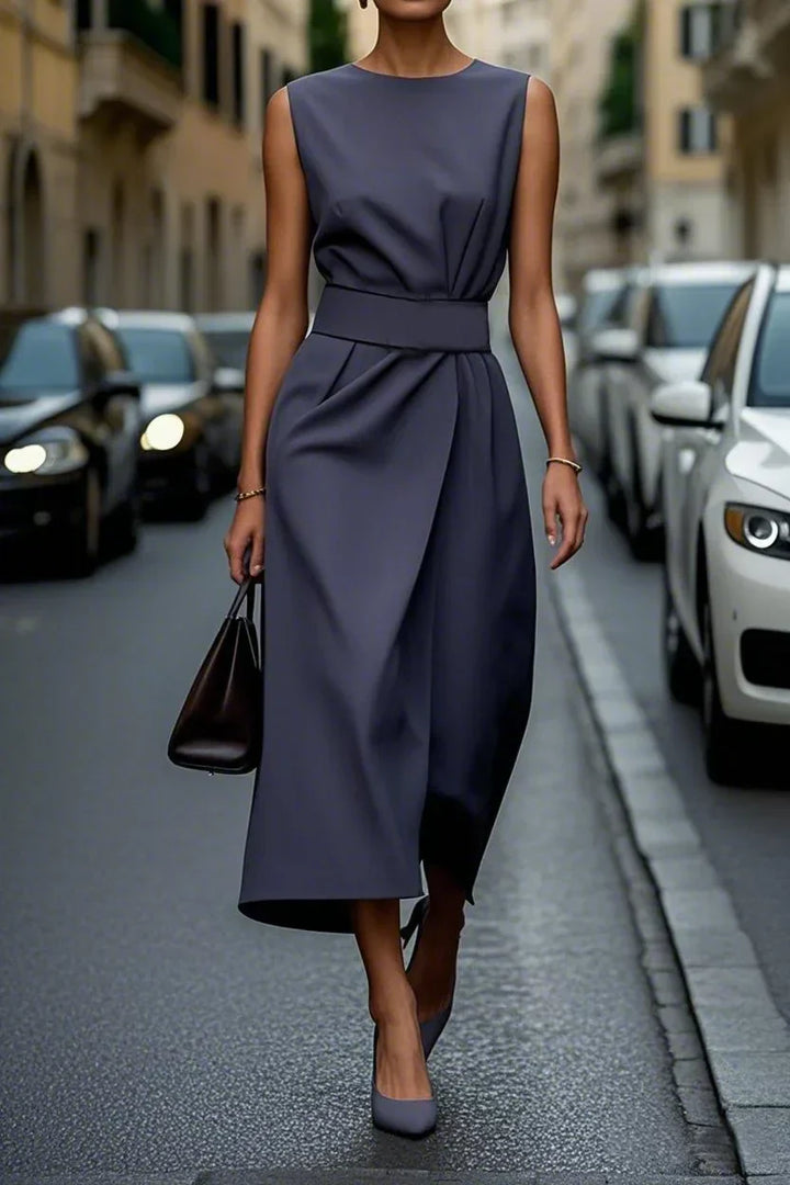 Women's Chic and Sophisticated Midi Dress