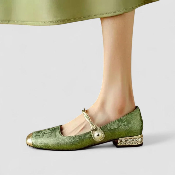 Chrystahh | Women's Cushioned Buckle Orthopedic Mary Jane Shoes