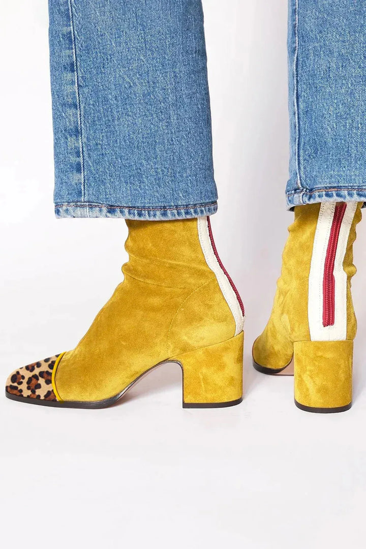 Ari | Women's Cushioned Square-Toe Elegant Boots
