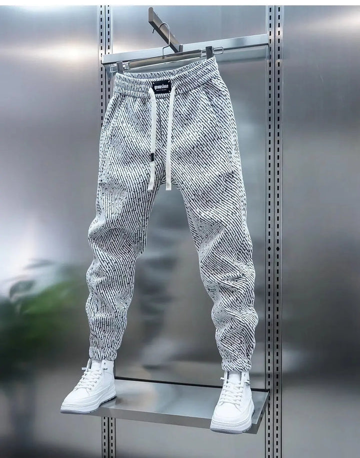 Brinley | Men's Relaxed Fit Drawstring Trousers