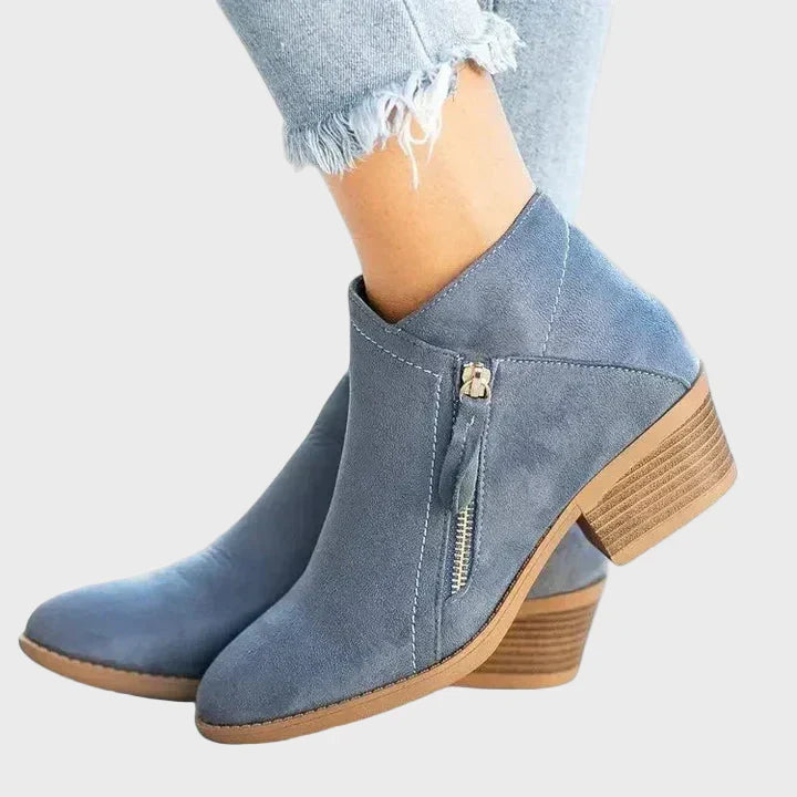 Maya | Women's Cushioned Zip Orthopedic Boots