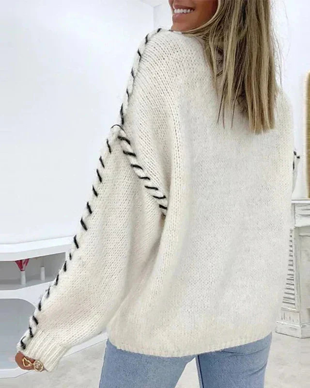 Amara | Women's Longline Relaxed Casual Warm Jumper