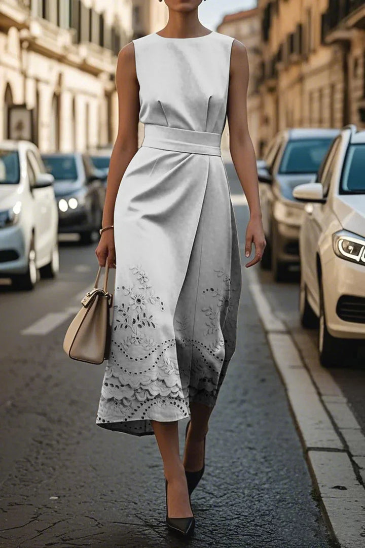 Women's Chic and Sophisticated Midi Dress